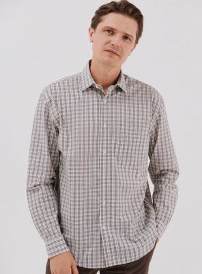 Camisa Cuadros Popelín