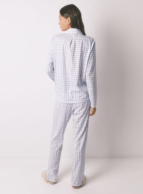 Imagen 2 del producto Pijama Camisero Algodón Snoopy Azul