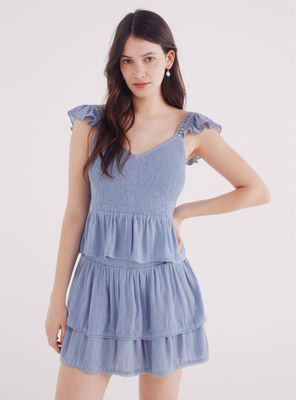 Top Smock Tirantes Tachas