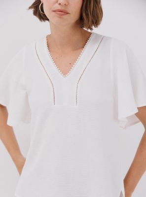 Imagen 2 del producto Blusa Encaje Volantes