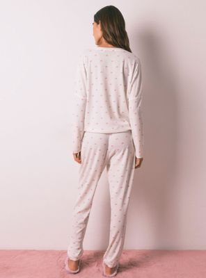 Imagen 2 del producto Pijama Largo la Vecina Rubia Tejido Waffle