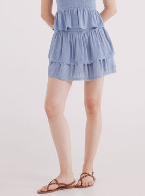 Falda Corta Volantes