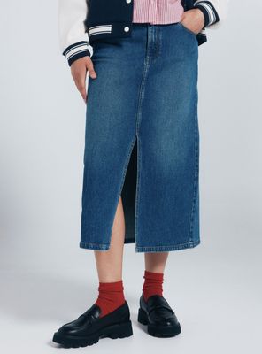 Imagen 1 del producto Falda Midi Vaquera