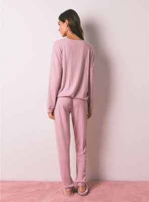 Imagen 2 del producto Pijama Largo Vecina Rubia Punto Cálido Soft