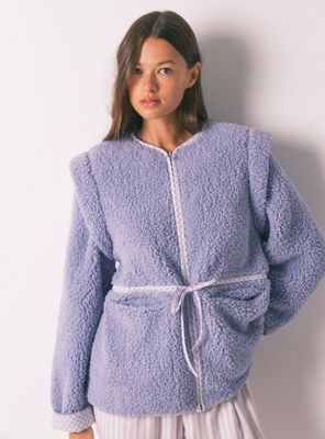 Bata Corta Borreguito Lila