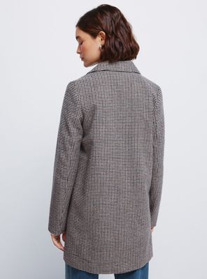 Imagen 2 del producto Abrigo Cuadros Cuello Solapa