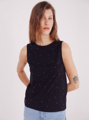 Polera Tachas Cristal