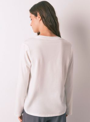 Imagen 2 del producto Camiseta Manga Larga de Algodón