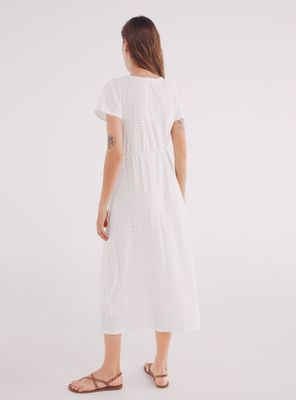 Imagen 2 del producto Vestido Midi Bordado Suizo Circular