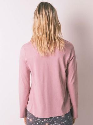 Imagen 2 del producto Camiseta Manga Larga Algodón Rosa