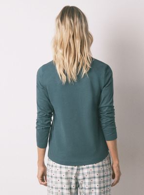 Imagen 2 del producto Polera Manga Larga Lisa Algodón