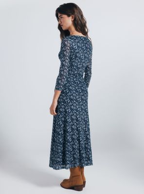 Imagen 2 del producto Vestido Midi Frunces Estampado