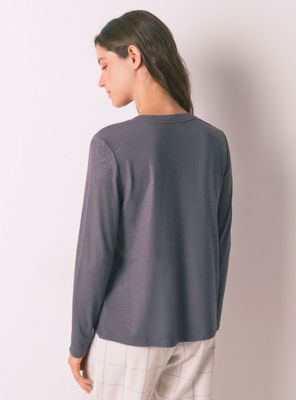 Imagen 2 del producto Camiseta Manga Larga Viscosa Brillo