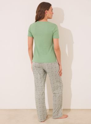 Imagen 2 del producto Pijama Largo Algodón Canalé