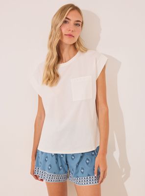 Pijama Corto Algodón Paisley