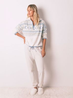 Pijama Largo Polar Jaquard