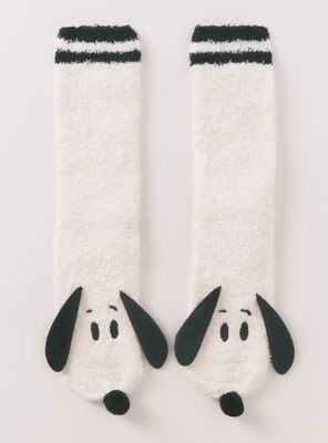 Calcetín Largo Snoopy Blanco