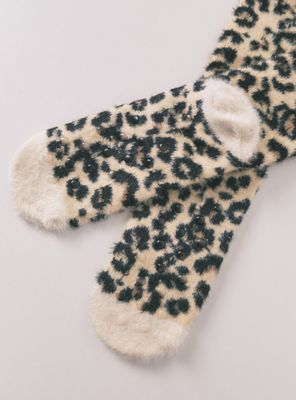 Imagen 2 del producto Calcetín Largo Snoopy Pelo Print Leopardo