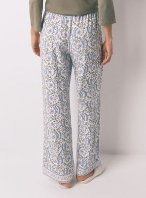 Imagen 2 del producto Pantalón Largo Viscosa Print Flores