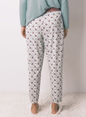 Imagen 2 del producto Pantalón Largo Algodón Estampado Flores