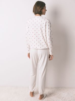 Imagen 2 del producto Pijama Largo Terciopelo Flores