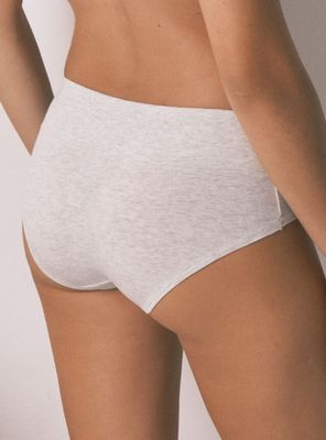 Imagen 2 del producto Calzón Alta Clásico Algodón Gris