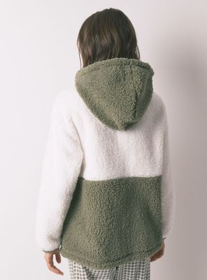 Imagen 2 del producto Bata Midi Borreguito Block Verde