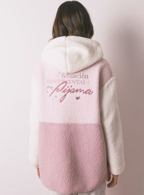 Imagen 2 del producto Bata La Vecina Rubia Borreguito Capucha