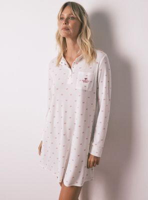 Camisón La Vecina Rubia Tejido Waffle