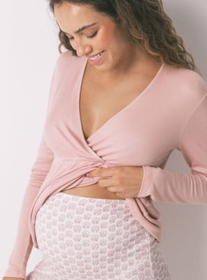 Imagen 2 del producto Pijama Capri Maternity Técnica Canalé