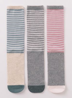 Imagen 2 del producto Pack 3 Calcetín Largos Rayas Lurex