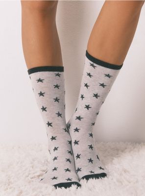 Pack 6 Calcetín Largo Algodón Estrellas