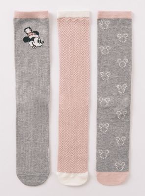 Pack 3 Calcetín Largo Algodón Minnie