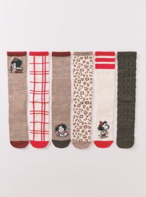 Imagen 2 del producto Pack 6 Calcetín Largo Mafalda Algodón
