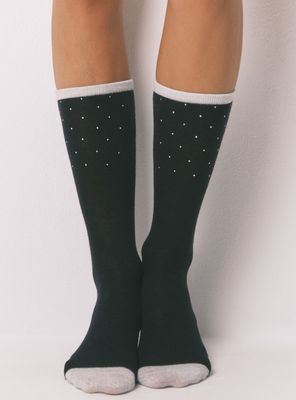 Pack 3 Calcetín Largo Algodón Mix Brillo