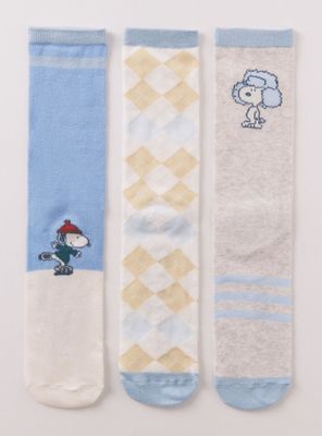 Imagen 1 del producto Pack 3 Calcetín Largos Algodón Snoopy