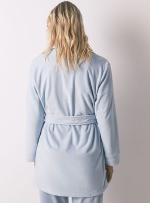 Imagen 2 del producto Bata Midi Terciopelo Azul Brillos