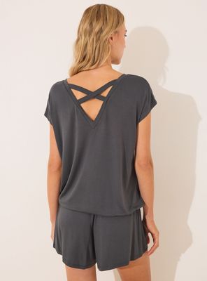 Imagen 2 del producto Pijama Corto Viscosa Brillos