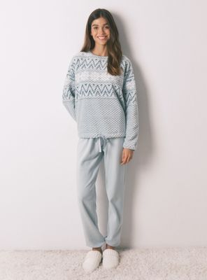 Imagen 2 del producto Pijama Largo Polar Cenefa