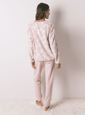 Imagen 2 del producto Pijama Largo Polar Mousse Lunas