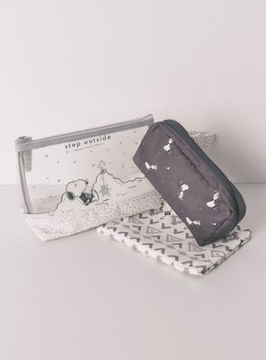 Imagen 1 del producto Pack 3 Neceser Snoopy Estampado Animal