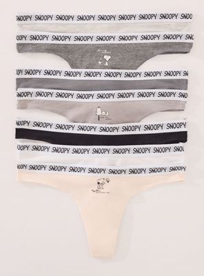 Pack 7 Colaless Algodón Multicolor Snoopy