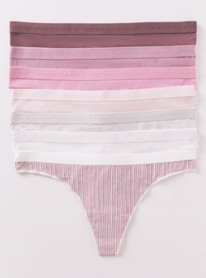 Pack 7 Colaless Algodón Estampado Rosa