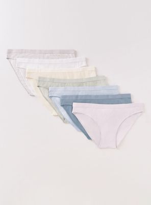 Pack 7 Calzón Clásico Algodón Logo Borde