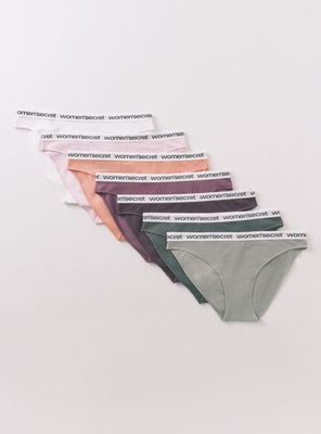 Pack 7 Calzón Clásicos Algodón Logo