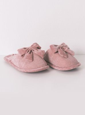 Imagen 2 del producto Pantuflas Cerradas Chenilla Rosa