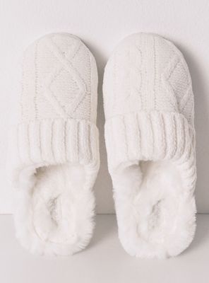 Imagen 2 del producto Pantuflas Casa Punto Tricot Blanco