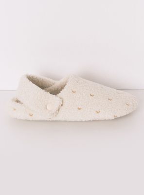 Imagen 1 del producto Pantuflas Casa Corderito Blanco Brillo