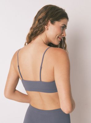 Imagen 2 del producto Sostén Natural Cuadrillé sin Relleno