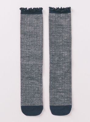 Imagen 2 del producto Calcetín Largo Canalé Gris Medio